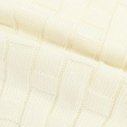 【新品】ザノーネ ZANONE コットン クルーネック プルオーバーニット アイボリー【 48 】【 状態ランクN 】【 メンズ 】