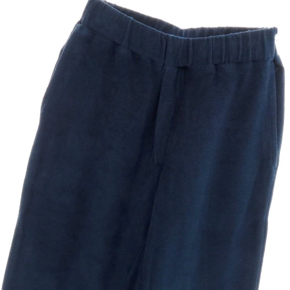 【新品】ザノーネ ZANONE コットン パイル イージーパンツ ネイビー【 XS 】【 状態ランクN 】【 メンズ 】