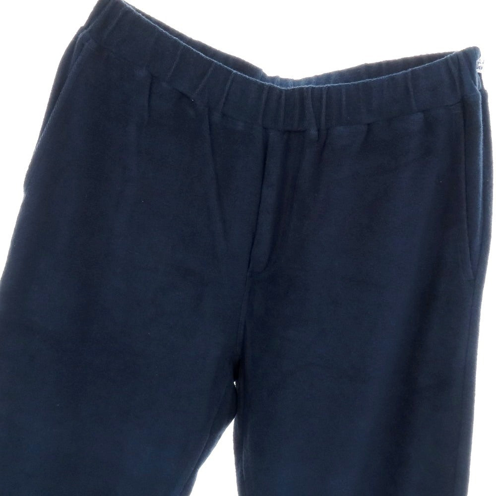 【新品】ザノーネ ZANONE コットン パイル イージーパンツ ネイビー【 L 】【 状態ランクN 】【 メンズ 】