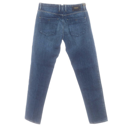 【新品】インコテックス ブルーディヴィジョン INCOTEX BLUE DIVISION TAILOR MADE タイトテーパードデニムパンツ ジーンズ ダークブルー【 33 】【 状態ランクN 】【 メンズ 】