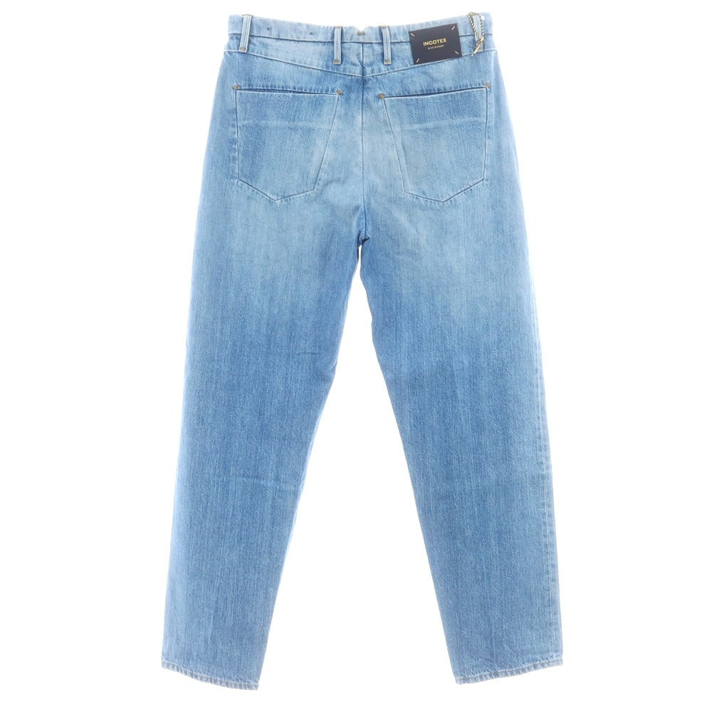 【新品】インコテックス ブルーディヴィジョン INCOTEX BLUE DIVISION TAILOR MADE タイトテーパードデニムパンツ ジーンズ ライトブルー【 33 】【 状態ランクN 】【 メンズ 】