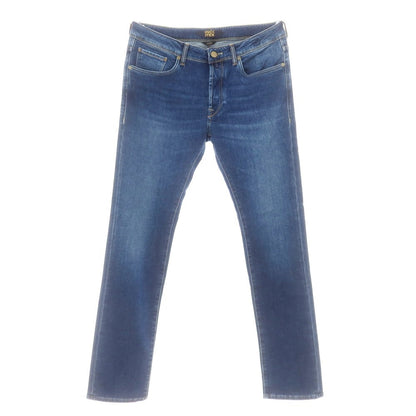 【新品】インコテックス ブルーディヴィジョン INCOTEX BLUE DIVISION ストレッチ タイトテーパードデニムパンツ ジーンズ ダークブルー【 33 】【 状態ランクN 】【 メンズ 】