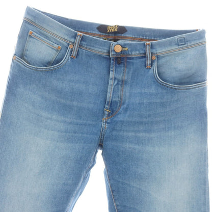 【新品】インコテックス ブルーディヴィジョン INCOTEX BLUE DIVISION ストレッチ タイトテーパードデニムパンツ ジーンズ ライトブルー【 33 】【 状態ランクN 】【 メンズ 】