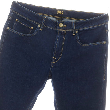 【新品】インコテックス ブルーディヴィジョン INCOTEX BLUE DIVISION ストレッチ タイトテーパードデニムパンツ ジーンズ ネイビー【 33 】【 状態ランクN 】【 メンズ 】