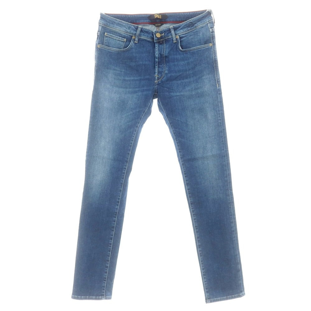 【新品アウトレット】インコテックス ブルーディヴィジョン INCOTEX BLUE DIVISION ストレッチ タイトテーパードデニムパンツ ジーンズ ブルー【 33 】【 状態ランクN- 】【 メンズ 】