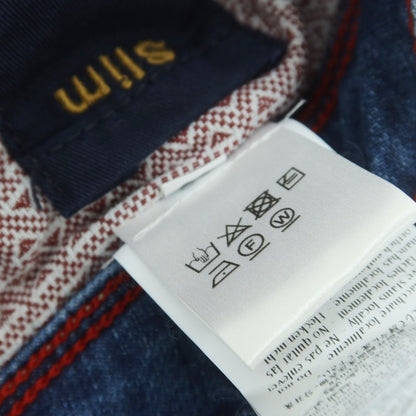 【新品アウトレット】インコテックス ブルーディヴィジョン INCOTEX BLUE DIVISION ストレッチ タイトテーパードデニムパンツ ジーンズ ブルー【 33 】【 状態ランクN- 】【 メンズ 】