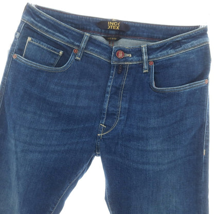 【新品アウトレット】インコテックス ブルーディヴィジョン INCOTEX BLUE DIVISION ストレッチ タイトテーパードデニムパンツ ジーンズ ブルー【 33 】【 状態ランクN- 】【 メンズ 】