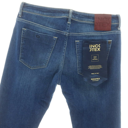 【新品アウトレット】インコテックス ブルーディヴィジョン INCOTEX BLUE DIVISION ストレッチ タイトテーパードデニムパンツ ジーンズ ブルー【 33 】【 状態ランクN- 】【 メンズ 】