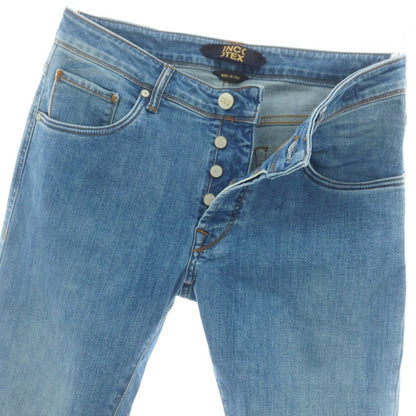 【新品アウトレット】インコテックス ブルーディヴィジョン INCOTEX BLUE DIVISION ストレッチ タイトテーパードデニムパンツ ジーンズ ブルー【 33 】【 状態ランクN- 】【 メンズ 】