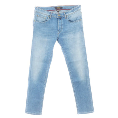 【新品】インコテックス ブルーディヴィジョン INCOTEX BLUE DIVISION ストレッチ タイトテーパードデニムパンツ ジーンズ ライトブルー【 31 】【 状態ランクN 】【 メンズ 】