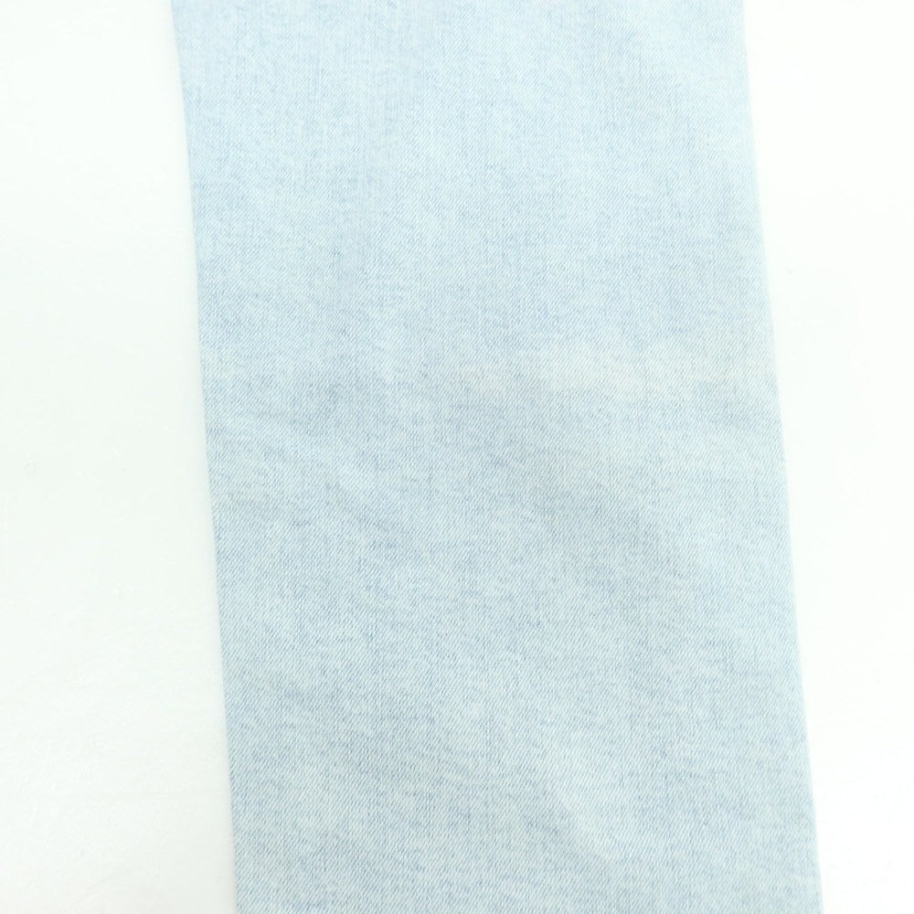 【新品アウトレット】インコテックス ブルーディヴィジョン INCOTEX BLUE DIVISION リペア加工 ストレッチ タイトテーパードデニムパンツ ジーンズ アイスブルー【 34 】【 状態ランクN- 】【 メンズ 】