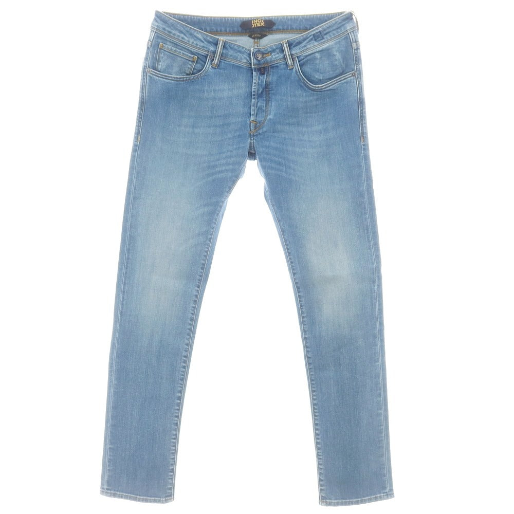 【新品アウトレット】インコテックス ブルーディヴィジョン INCOTEX BLUE DIVISION ストレッチ タイトテーパードデニムパンツ ジーンズ ブルー【 33 】【 状態ランクN- 】【 メンズ 】