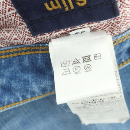 【新品アウトレット】インコテックス ブルーディヴィジョン INCOTEX BLUE DIVISION ストレッチ タイトテーパードデニムパンツ ジーンズ ブルー【 33 】【 状態ランクN- 】【 メンズ 】