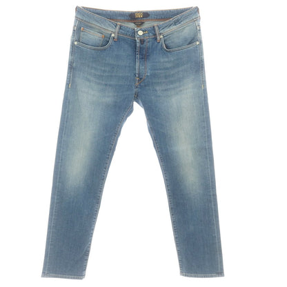 【新品アウトレット】インコテックス ブルーディヴィジョン INCOTEX BLUE DIVISION ストレッチ タイトテーパードデニムパンツ ジーンズ ブルー【 33 】【 状態ランクN- 】【 メンズ 】