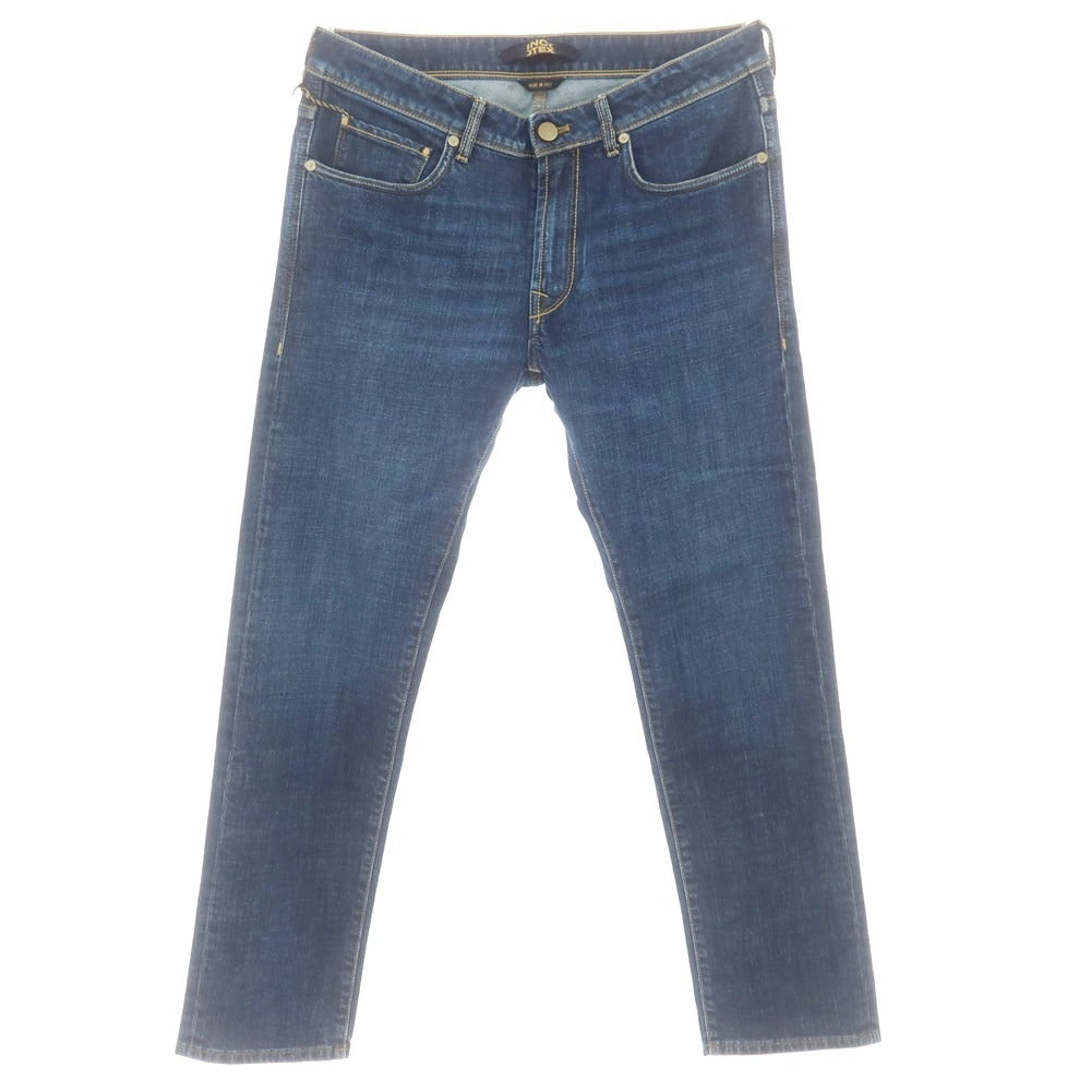 【新品】インコテックス ブルーディヴィジョン INCOTEX BLUE DIVISION ストレッチ タイトテーパードデニムパンツ ジーンズ ネイビー【 32 】【 状態ランクN 】【 メンズ 】