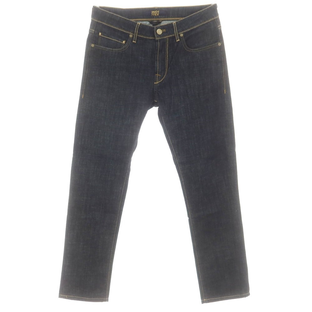 【新品】インコテックス ブルーディヴィジョン INCOTEX BLUE DIVISION ストレッチ タイトテーパードデニムパンツ ジーンズ ダークネイビー【 31 】【 状態ランクN 】【 メンズ 】