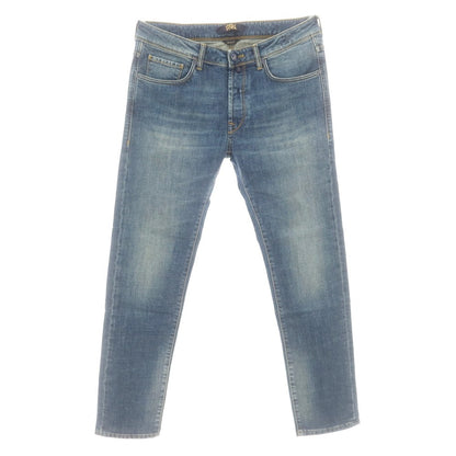 【新品】インコテックス ブルーディヴィジョン INCOTEX BLUE DIVISION ストレッチ タイトテーパードデニムパンツ ジーンズ ブルー【 33 】【 状態ランクN 】【 メンズ 】