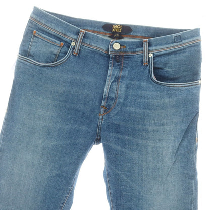 【新品アウトレット】インコテックス ブルーディヴィジョン INCOTEX BLUE DIVISION ストレッチ タイトテーパードデニムパンツ ジーンズ ブルー【 33 】【 状態ランクN- 】【 メンズ 】