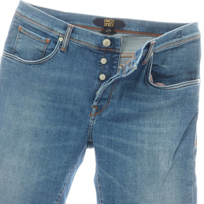 【新品アウトレット】インコテックス ブルーディヴィジョン INCOTEX BLUE DIVISION ストレッチ タイトテーパードデニムパンツ ジーンズ ブルー【 33 】【 状態ランクN- 】【 メンズ 】