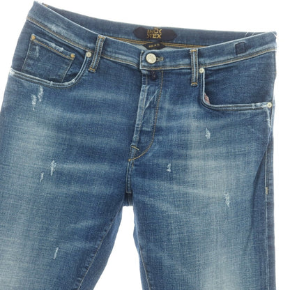 【新品アウトレット】インコテックス ブルーディヴィジョン INCOTEX BLUE DIVISION ストレッチ タイトテーパードデニムパンツ ジーンズ ブルー【 33 】【 状態ランクN- 】【 メンズ 】