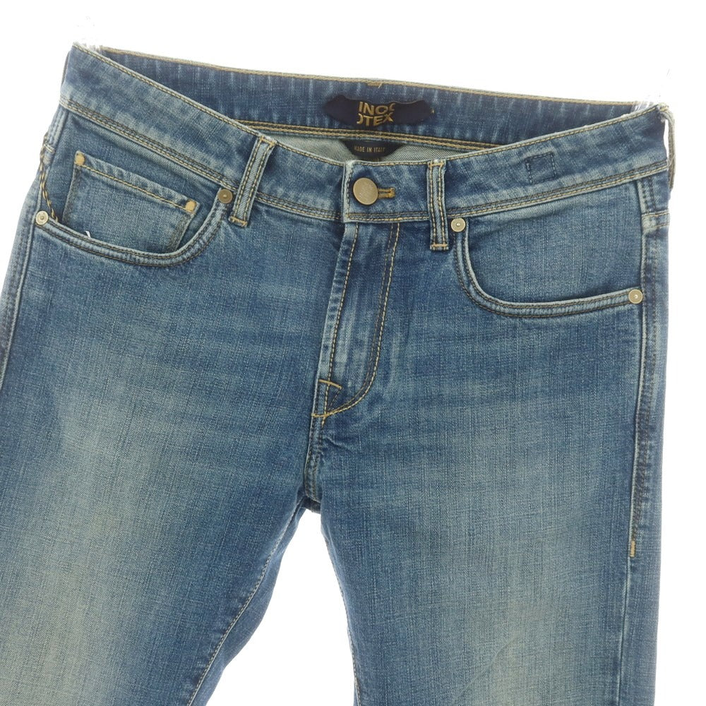 【新品】インコテックス ブルーディヴィジョン INCOTEX BLUE DIVISION ストレッチ タイトテーパードデニムパンツ ジーンズ ブルー【 30 】【 状態ランクN 】【 メンズ 】