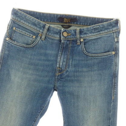 【新品】インコテックス ブルーディヴィジョン INCOTEX BLUE DIVISION ストレッチ タイトテーパードデニムパンツ ジーンズ ブルー【 30 】【 状態ランクN 】【 メンズ 】