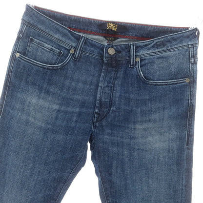 【新品アウトレット】インコテックス ブルーディヴィジョン INCOTEX BLUE DIVISION ストレッチ タイトテーパードデニムパンツ ダークブルー【 33 】【 状態ランクN- 】【 メンズ 】