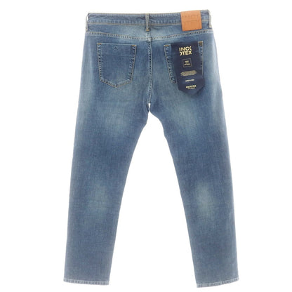 【新品アウトレット】インコテックス ブルーディヴィジョン INCOTEX BLUE DIVISION ストレッチ タイトテーパードデニムパンツ ブルー【 33 】【 状態ランクN- 】【 メンズ 】