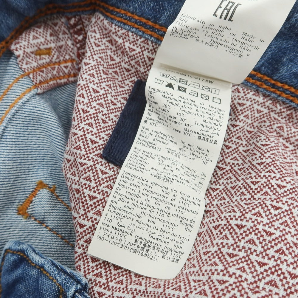 【新品アウトレット】インコテックス ブルーディヴィジョン INCOTEX BLUE DIVISION ストレッチ タイトテーパードデニムパンツ ブルー【 34 】【 状態ランクN- 】【 メンズ 】