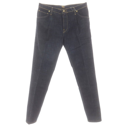 【新品アウトレット】インコテックス ブルーディヴィジョン INCOTEX BLUE DIVISION ワンプリーツ ストレッチ タイトテーパードデニムパンツ ネイビー【 33 】【 状態ランクN- 】【 メンズ 】