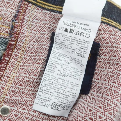 【新品アウトレット】インコテックス ブルーディヴィジョン INCOTEX BLUE DIVISION ワンプリーツ ストレッチ タイトテーパードデニムパンツ ネイビー【 33 】【 状態ランクN- 】【 メンズ 】