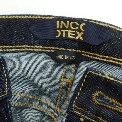 【新品アウトレット】インコテックス ブルーディヴィジョン INCOTEX BLUE DIVISION ワンプリーツ ストレッチ タイトテーパードデニムパンツ ネイビー【 33 】【 状態ランクN- 】【 メンズ 】