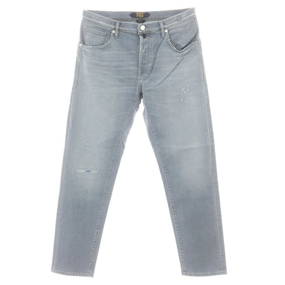 【新品】インコテックス ブルーディヴィジョン INCOTEX BLUE DIVISION ストレッチ タイトテーパードデニムパンツ ライトクールグレー【 33 】【 状態ランクN 】【 メンズ 】