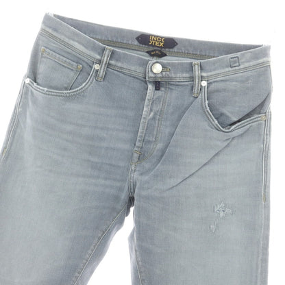 【新品】インコテックス ブルーディヴィジョン INCOTEX BLUE DIVISION ストレッチ タイトテーパードデニムパンツ ライトクールグレー【 33 】【 状態ランクN 】【 メンズ 】
