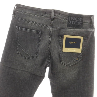 【新品】インコテックス ブルーディヴィジョン INCOTEX BLUE DIVISION ストレッチ タイトテーパードデニムパンツ ダークグレー【 31 】【 状態ランクN 】【 メンズ 】
