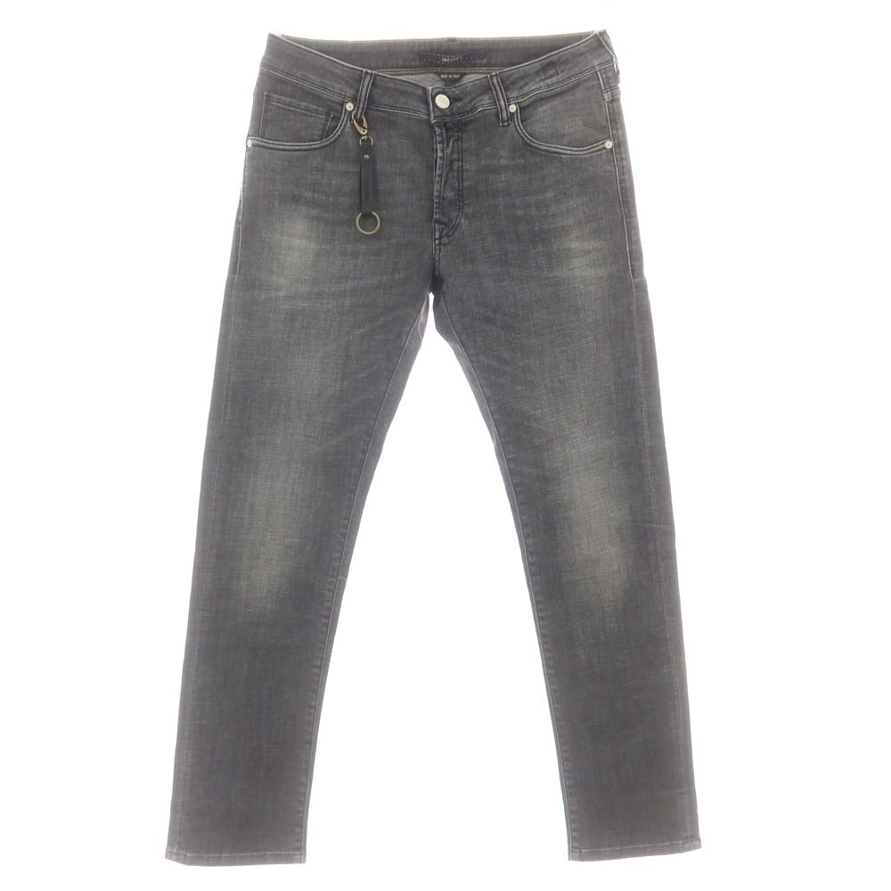 【新品】インコテックス ブルーディヴィジョン INCOTEX BLUE DIVISION ストレッチ タイトテーパードデニムパンツ ダークグレー【 32 】【 状態ランクN 】【 メンズ 】