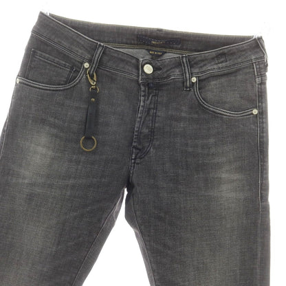 【新品】インコテックス ブルーディヴィジョン INCOTEX BLUE DIVISION ストレッチ タイトテーパードデニムパンツ ダークグレー【 32 】【 状態ランクN 】【 メンズ 】