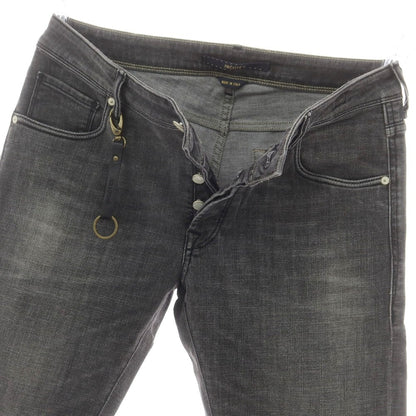 【新品】インコテックス ブルーディヴィジョン INCOTEX BLUE DIVISION ストレッチ タイトテーパードデニムパンツ ダークグレー【 32 】【 状態ランクN 】【 メンズ 】