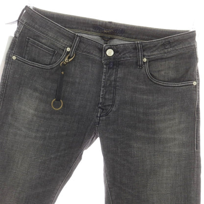 【新品】インコテックス ブルーディヴィジョン INCOTEX BLUE DIVISION ストレッチ タイトテーパードデニムパンツ ダークグレー【 34 】【 状態ランクN 】【 メンズ 】