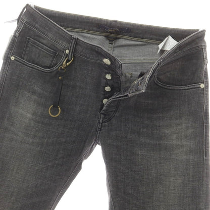 【新品】インコテックス ブルーディヴィジョン INCOTEX BLUE DIVISION ストレッチ タイトテーパードデニムパンツ ダークグレー【 34 】【 状態ランクN 】【 メンズ 】