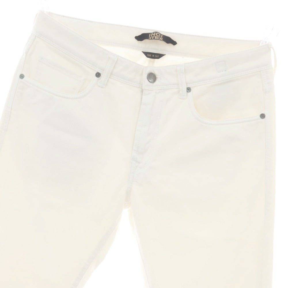 【新品アウトレット】インコテックス ブルーディヴィジョン INCOTEX BLUE DIVISION ストレッチ タイトテーパードデニムパンツ オフホワイト【 33 】【 状態ランクN- 】【 メンズ 】