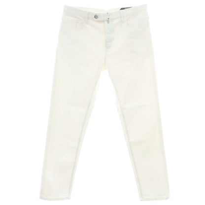 【新品】インコテックス ブルーディヴィジョン INCOTEX BLUE DIVISION TAILOR MADE ストレッチ タイトテーパードデニムパンツ オフホワイト【 33 】【 状態ランクN 】【 メンズ 】