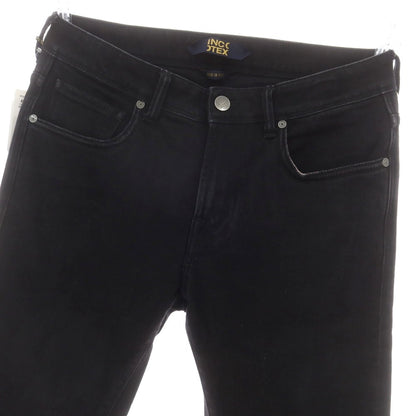【新品】インコテックス ブルーディヴィジョン INCOTEX BLUE DIVISION ストレッチ タイトテーパードデニムパンツ ブラック【 30 】【 状態ランクN 】【 メンズ 】