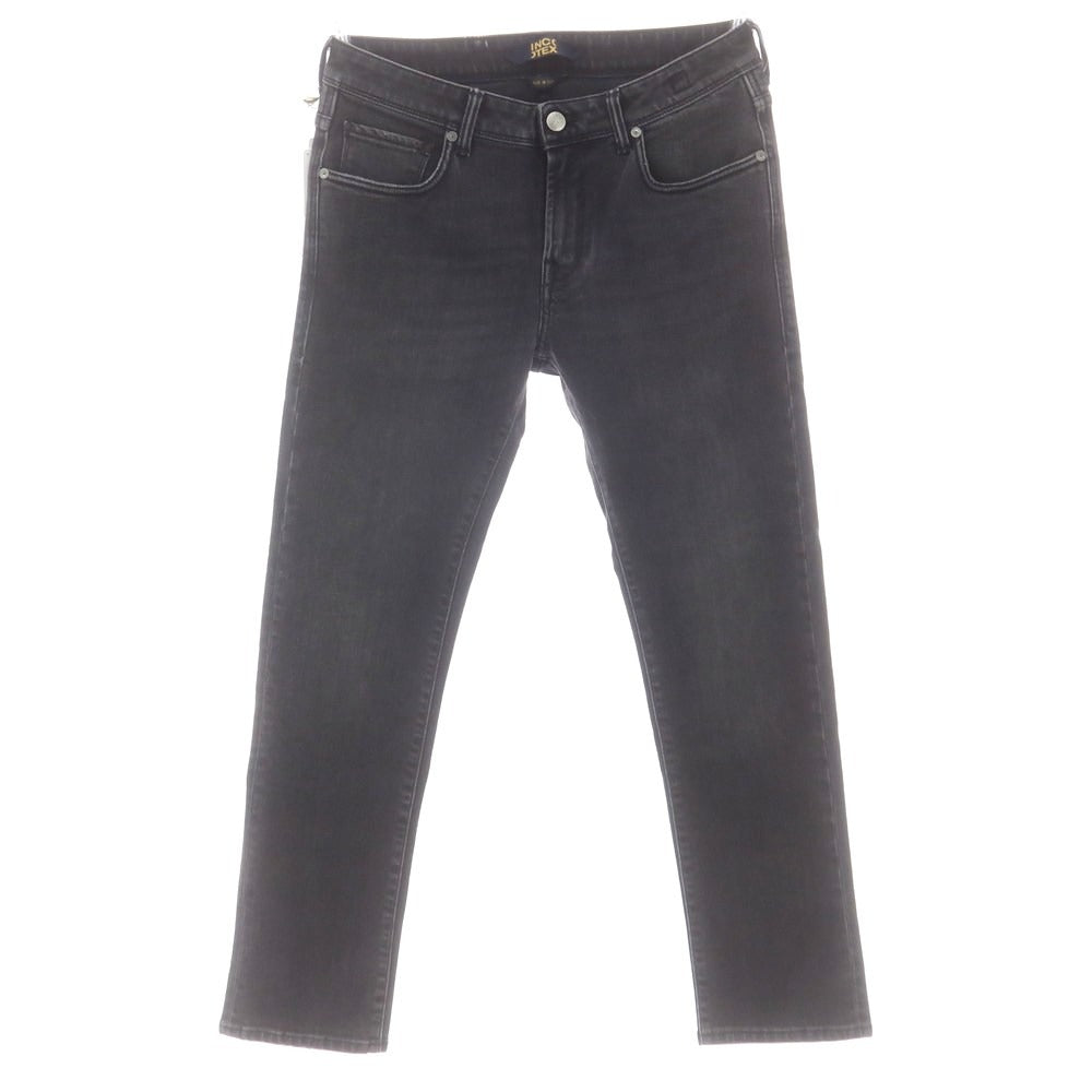 【新品】インコテックス ブルーディヴィジョン INCOTEX BLUE DIVISION ストレッチ タイトテーパードデニムパンツ ブラック（チャコールグレー）【 31 】【 状態ランクN 】【 メンズ 】