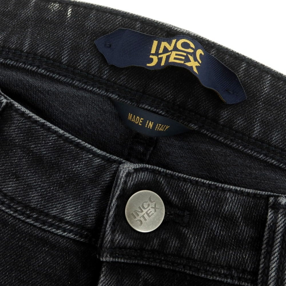 【新品】インコテックス ブルーディヴィジョン INCOTEX BLUE DIVISION ストレッチ タイトテーパードデニムパンツ ブラック（チャコールグレー）【 31 】【 状態ランクN 】【 メンズ 】
