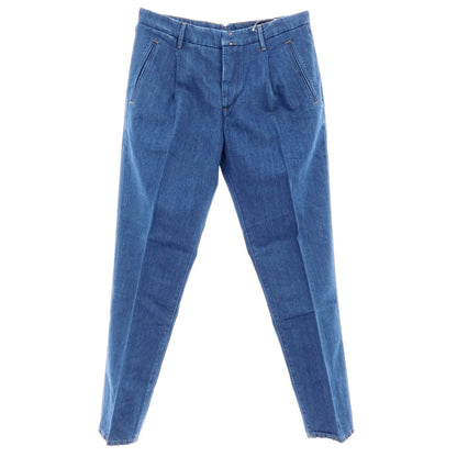 【新品アウトレット】インコテックス ブルーディヴィジョン INCOTEX BLUE DIVISION コットンリネン デニムパンツ ジーンズ ブルー【 33 】【 状態ランクN- 】【 メンズ 】