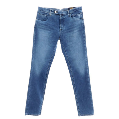 【新品】インコテックス ブルーディヴィジョン INCOTEX BLUE DIVISION ストレッチ コットンレーヨンポリエステル デニムパンツ ジーンズ ブルー【 33 】【 状態ランクN 】【 メンズ 】