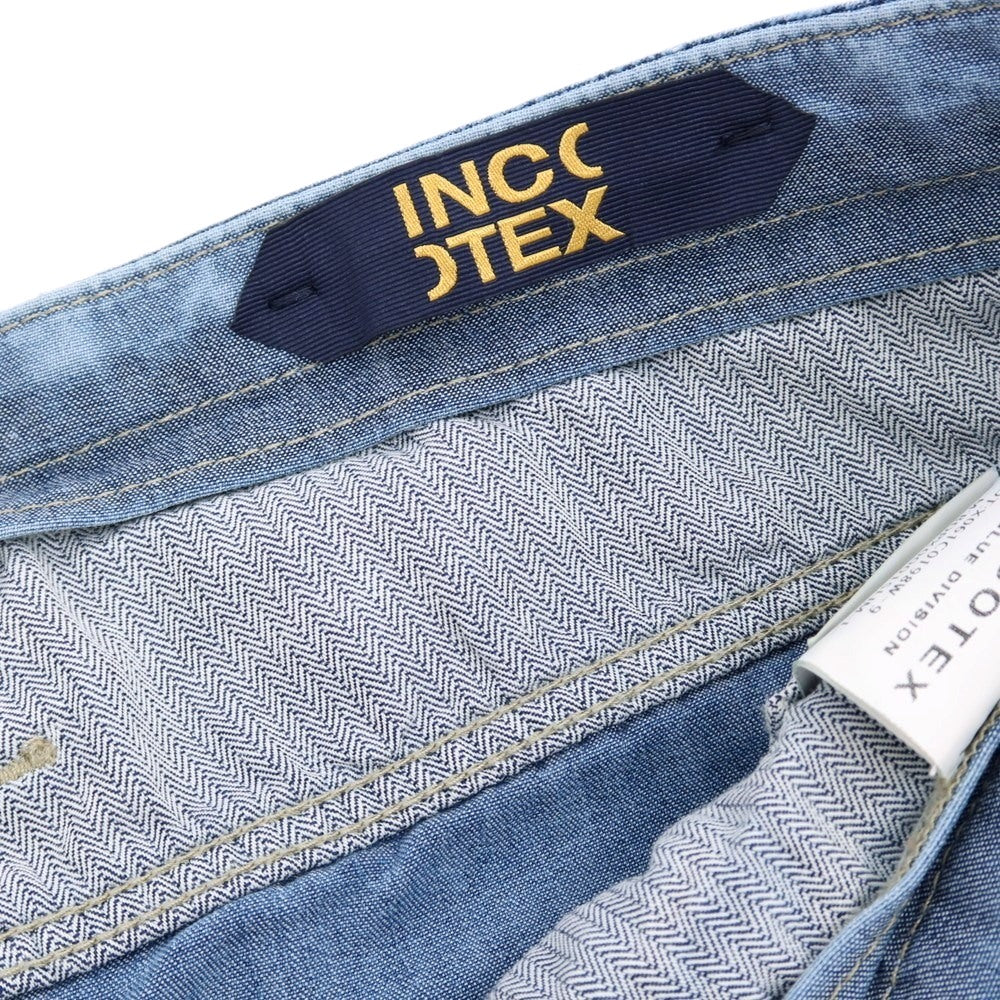 【新品】インコテックス ブルーディヴィジョン INCOTEX BLUE DIVISION ストレッチ コットンレーヨンポリエステル デニムパンツ ジーンズ ブルー【サイズ33】【 状態ランクN 】【 メンズ 】 [DPD]