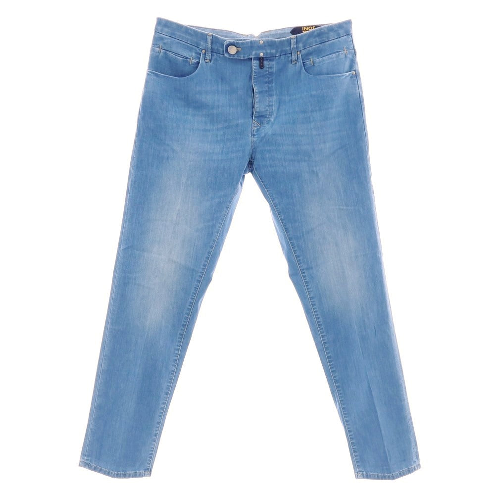 【新品アウトレット】インコテックス ブルーディヴィジョン INCOTEX BLUE DIVISION ストレッチ コットンレーヨンポリエステル デニムパンツ ジーンズ ライトブルー【 34 】【 状態ランクN- 】【 メンズ 】