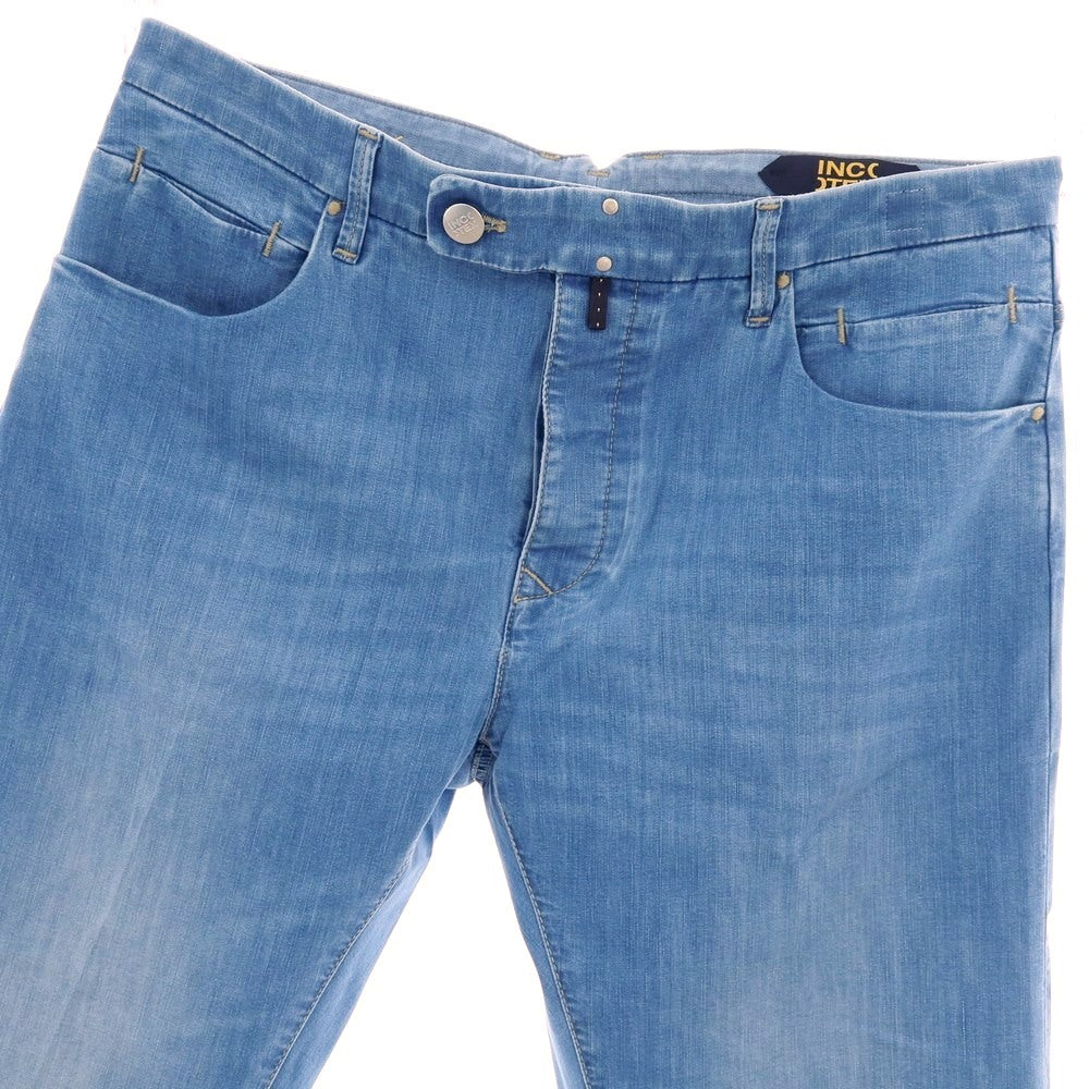 【新品アウトレット】インコテックス ブルーディヴィジョン INCOTEX BLUE DIVISION ストレッチ コットンレーヨンポリエステル デニムパンツ ジーンズ ライトブルー【 34 】【 状態ランクN- 】【 メンズ 】